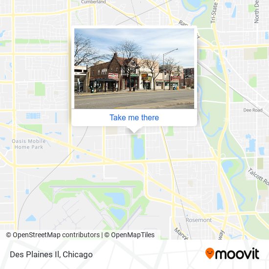 Des Plaines Il map