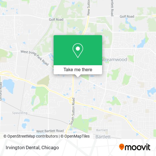 Irvington Dental map