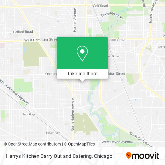 Harrys Kitchen Carry Out and Catering map
