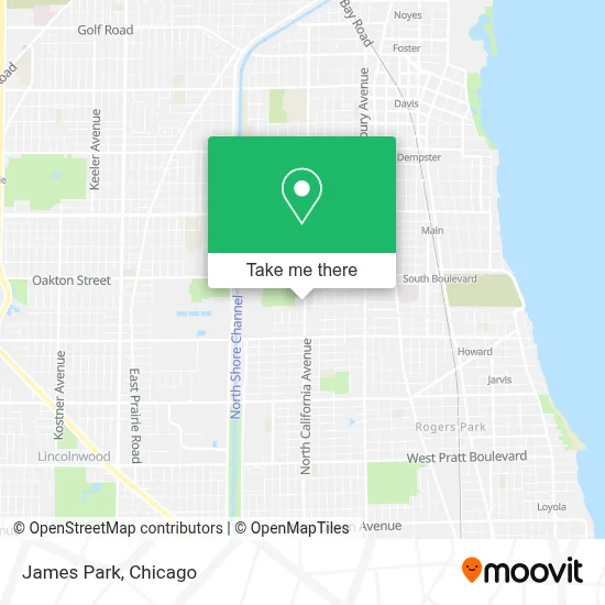 James Park map