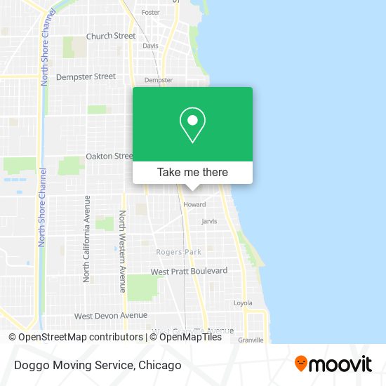 Doggo Moving Service map