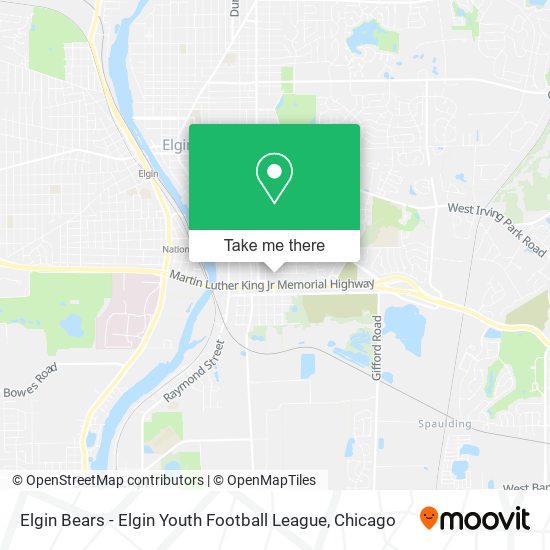 Elgin Bears - Elgin Youth Football League map