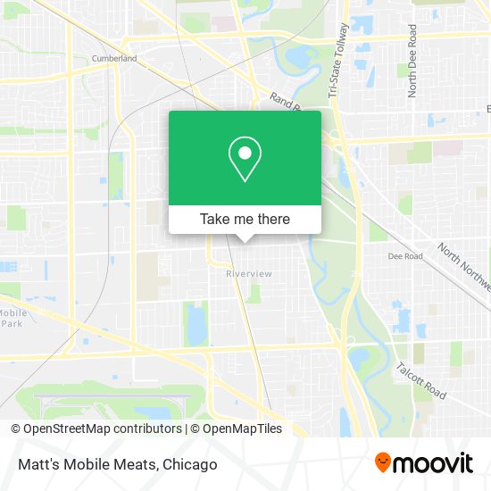 Matt's Mobile Meats map