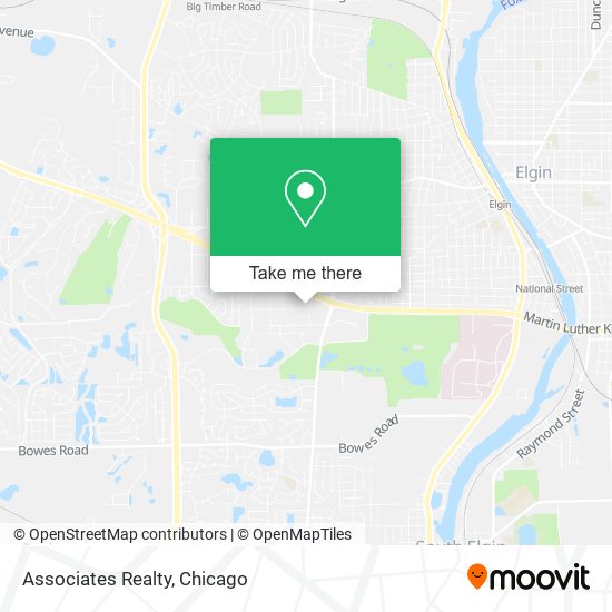 Associates Realty map