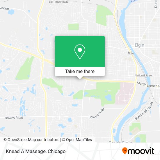 Mapa de Knead A Massage