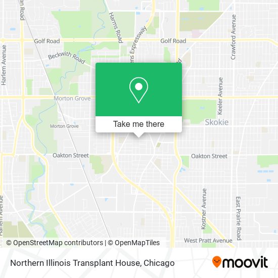 Mapa de Northern Illinois Transplant House