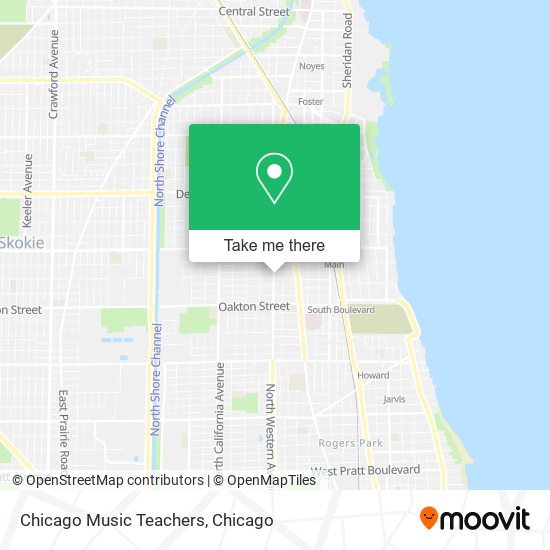 Mapa de Chicago Music Teachers