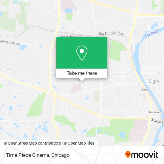 Time Piece Cinema map