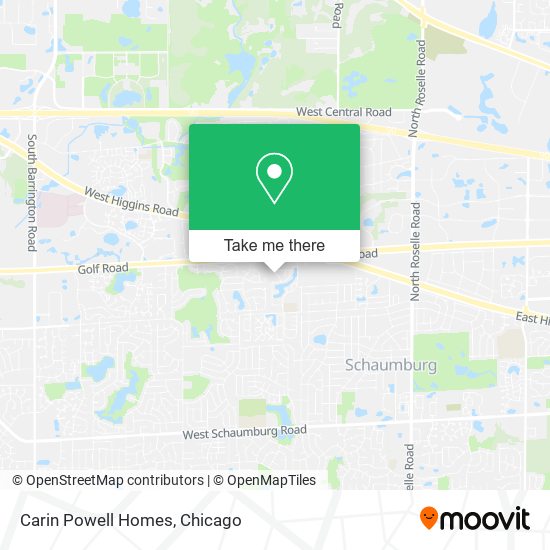 Carin Powell Homes map