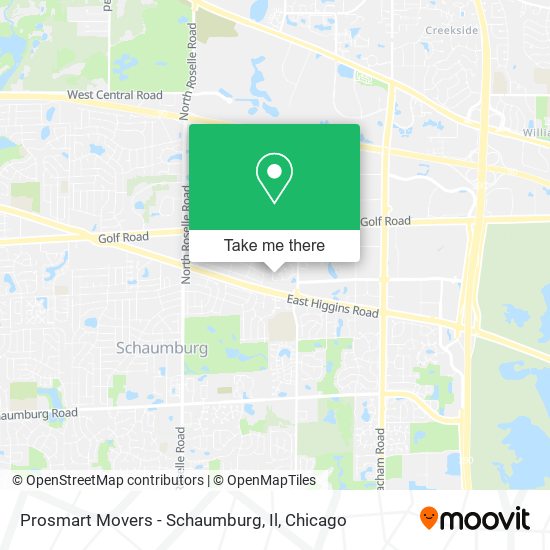 Mapa de Prosmart Movers - Schaumburg, Il