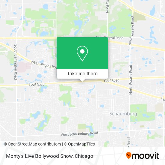 Mapa de Monty's Live Bollywood Show