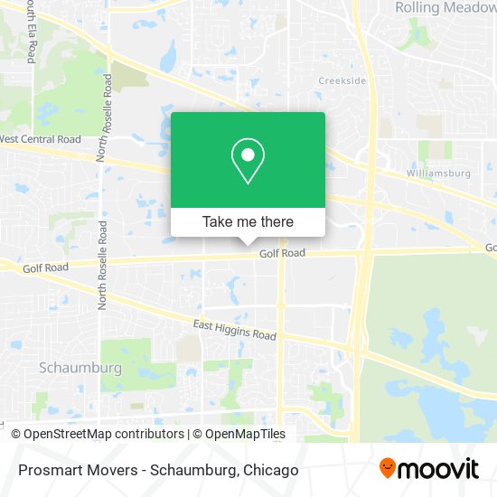 Mapa de Prosmart Movers - Schaumburg