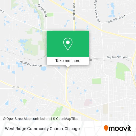 Mapa de West Ridge Community Church