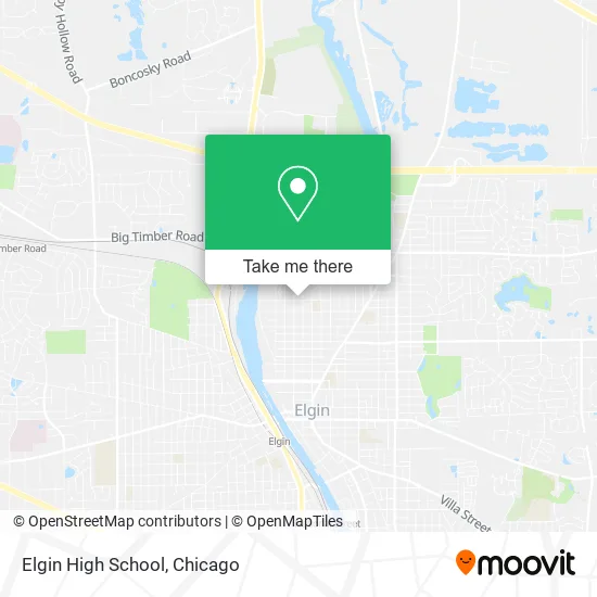 Elgin High School map