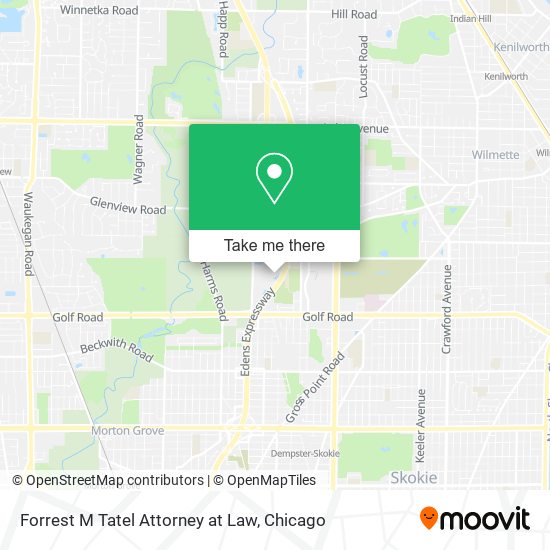 Forrest M Tatel Attorney at Law map