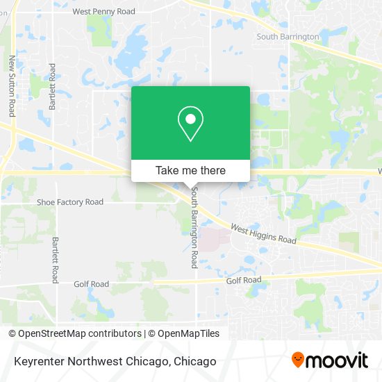 Mapa de Keyrenter Northwest Chicago