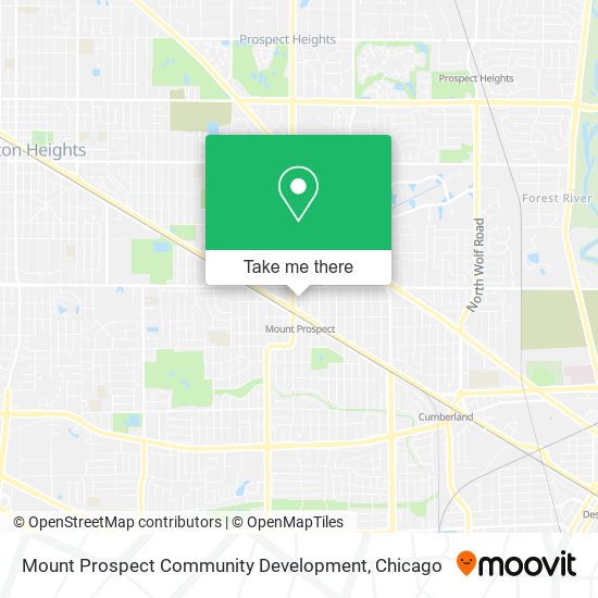 Mapa de Mount Prospect Community Development