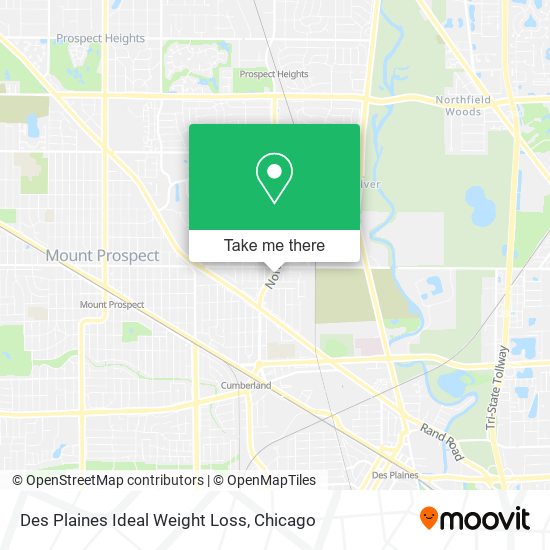 Des Plaines Ideal Weight Loss map