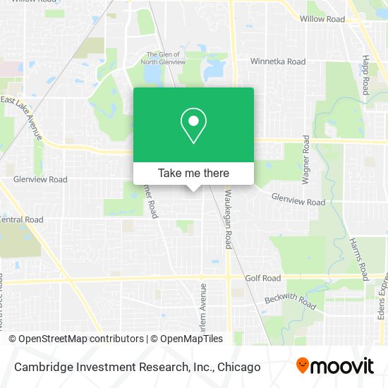 Mapa de Cambridge Investment Research, Inc.