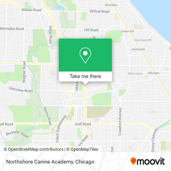 Northshore Canine Academy map