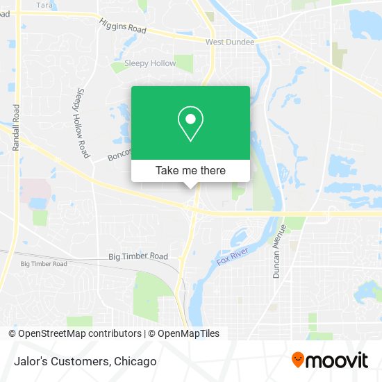 Jalor's Customers map