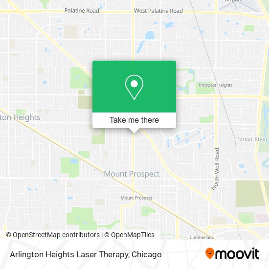 Mapa de Arlington Heights Laser Therapy