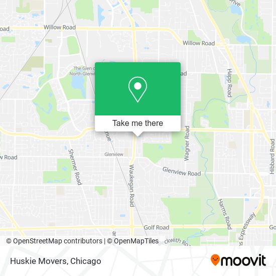 Huskie Movers map