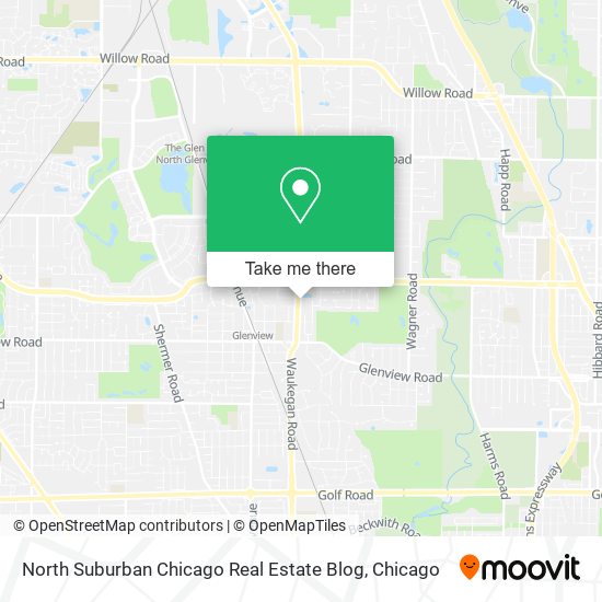 North Suburban Chicago Real Estate Blog map