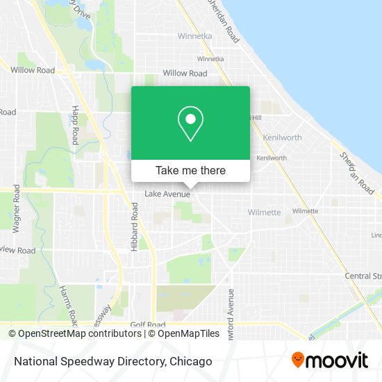 Mapa de National Speedway Directory