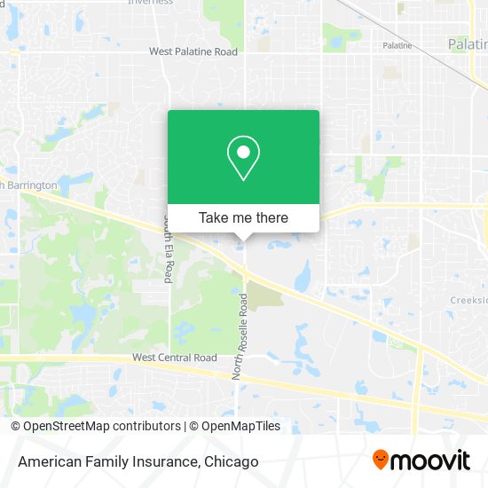 American Family Insurance map