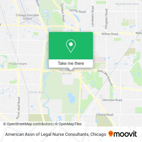 American Assn of Legal Nurse Consultants map