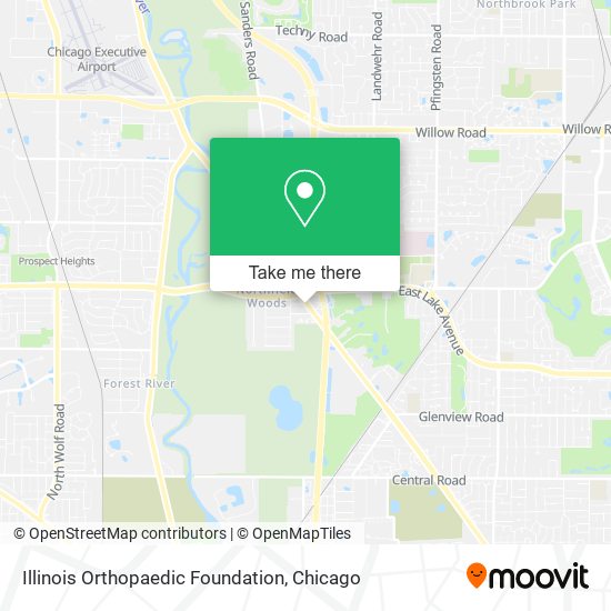 Illinois Orthopaedic Foundation map
