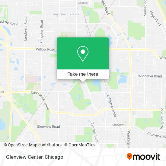 Glenview Center map