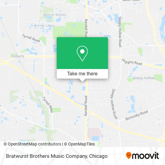 Mapa de Bratwurst Brothers Music Company