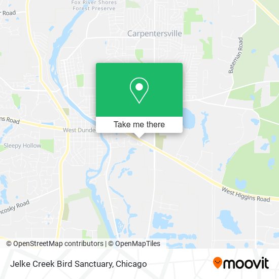 Mapa de Jelke Creek Bird Sanctuary