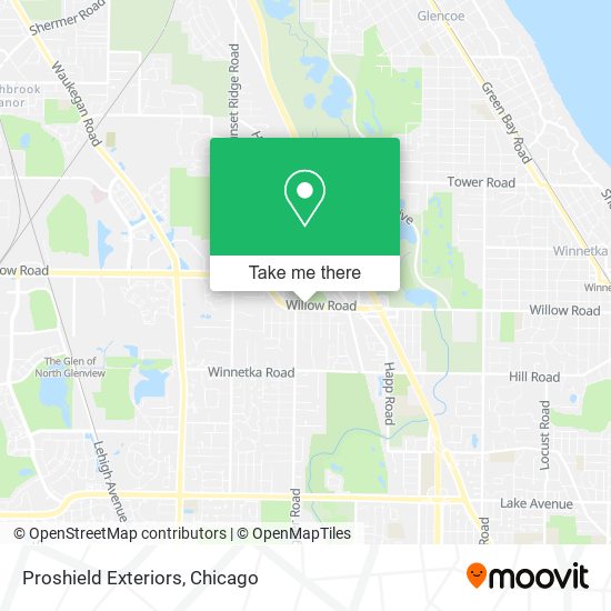 Proshield Exteriors map