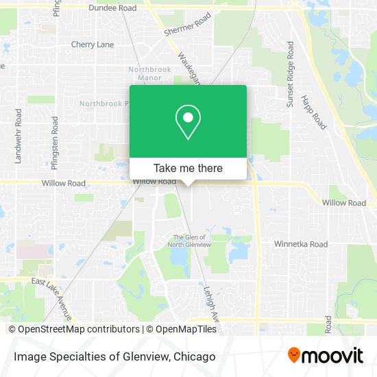 Mapa de Image Specialties of Glenview