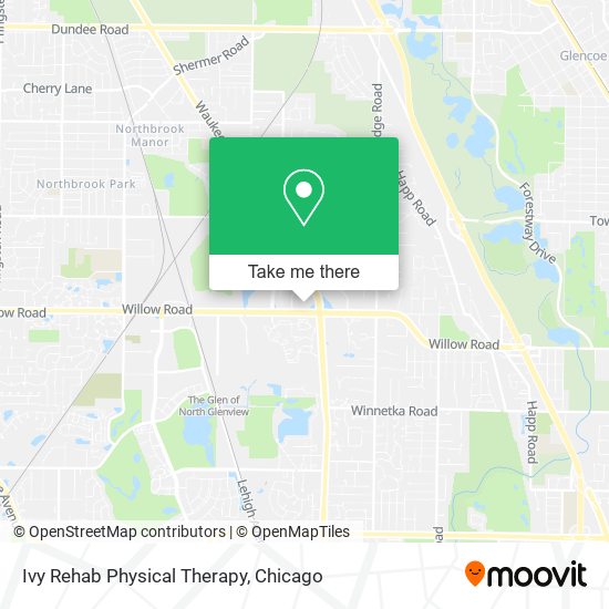 Ivy Rehab Physical Therapy map