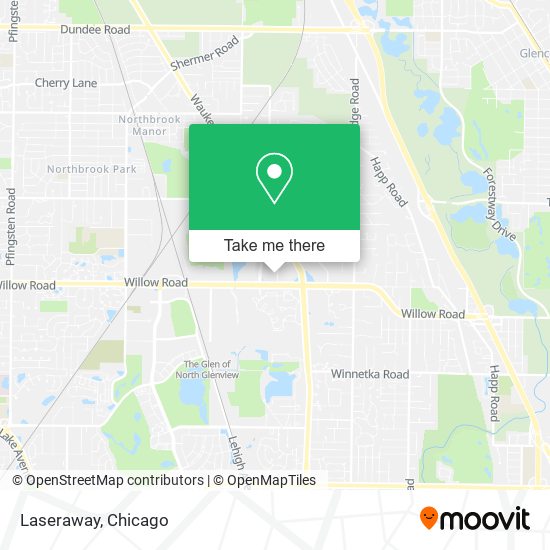 Laseraway map