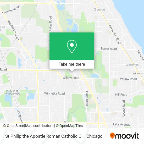 St Philip the Apostle Roman Catholic CH map