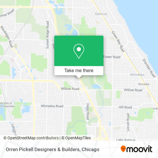 Orren Pickell Designers & Builders map