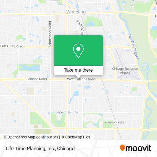 Mapa de Life Time Planning, Inc.