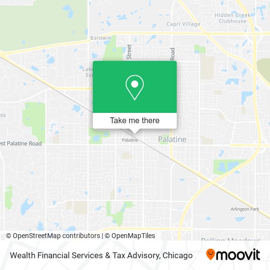 Wealth Financial Services & Tax Advisory map