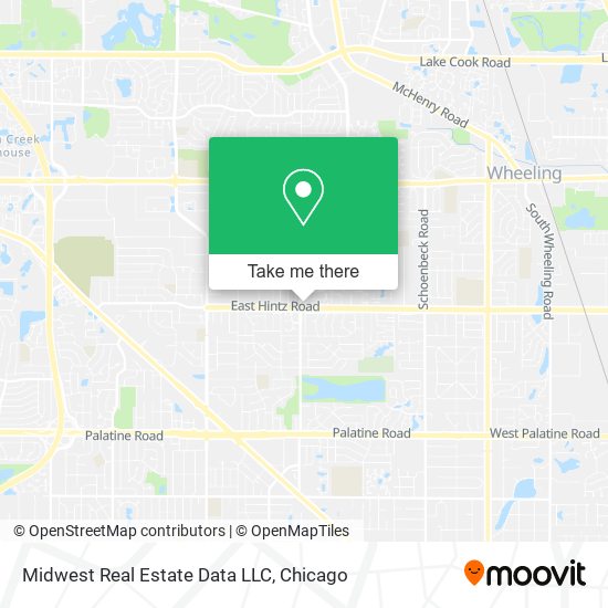 Midwest Real Estate Data LLC map