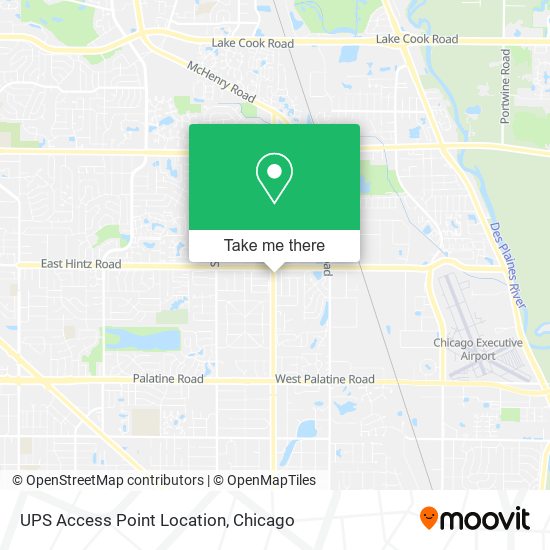 Mapa de UPS Access Point Location