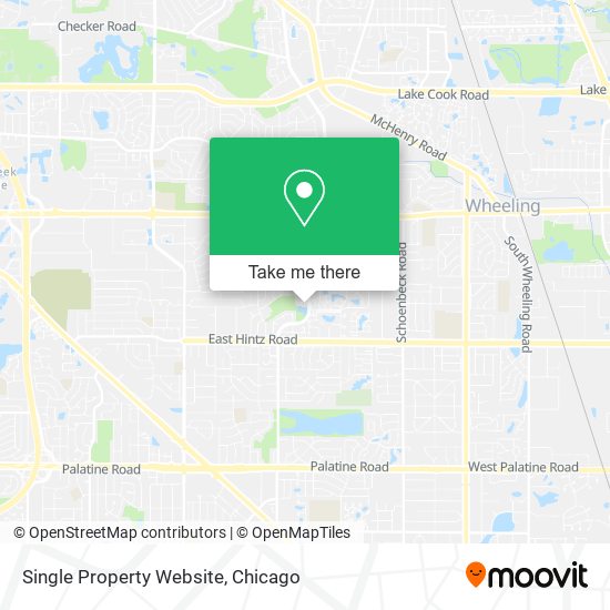 Mapa de Single Property Website