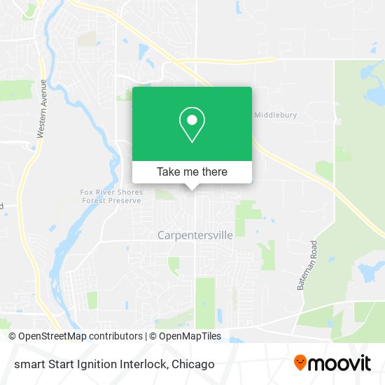 smart Start Ignition Interlock map