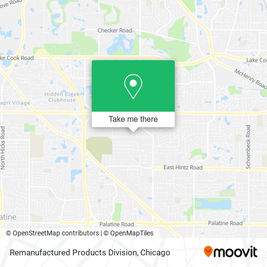 Remanufactured Products Division map