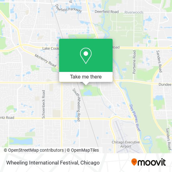 Mapa de Wheeling International Festival