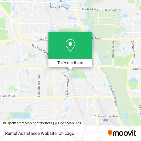 Rental Assistance Website map